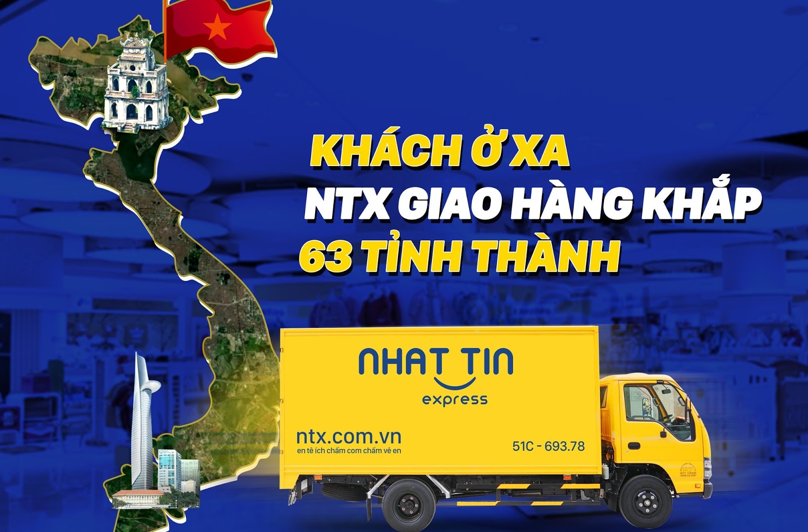 Dịch vụ ship COD uy tín 63 tỉnh thành Việt Nam NTX - Nhất Tín Express